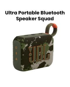 JBL Go 4  Ultra-Portable Bluetooth Speaker, Enjoy Powerful Sound, Compact Design, And Durable Build Perfect For Travel - Squad - Go 4