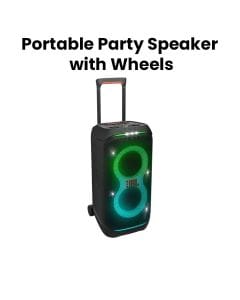 JBL PartyBox Stage 320 Portable Party Speaker with Wheels - Open Piece (A Grade)