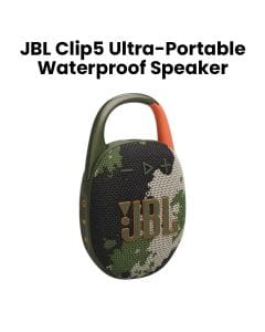 JBL Clip 5 Ultra-Portable Waterproof Speaker, Powerful Sound, Compact Design, And Waterproof Durability - Squad - CLIP5