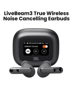 JBL Livebeam 3 True Wireless Noise Cancelling Closed-Stick Earbuds - Black | LIVEBEAM3