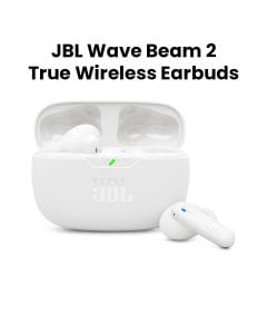 JBL Wave Beam 2 True Wireless Noise Cancelling Earbuds - White | WAVEBEAM2