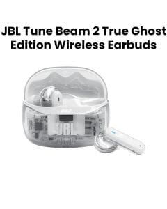 JBL Tune Beam 2 True Wireless Noise Cancelling Earbuds Ghost Edition - White | TUNEBEAM2