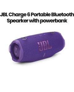 JBL Charge 6 Portable Waterproof and Drop-Proof Bluetooth Speaker with Powerbank |JBLCHARGE6PUR