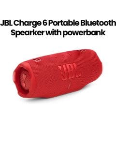 JBL Charge 6 Portable Waterproof and Drop-Proof Bluetooth Speaker with Powerbank |JBLCHARGE6RED