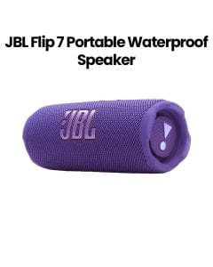JBL Flip 7 Portable Waterproof And Drop-Proof Bluetooth Speaker, Enjoy Powerful Sound, Durable Design, And Long Battery Life - Purple - JBLFLIP7PUR