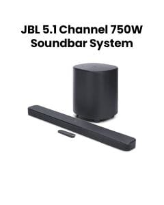 JBL Bar 500MK2 5.1 Channel Soundbar System With Dolby Atmos, Immersive Performance 750W - Black - JBLBAR500MK2