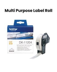 Genuine Brother DK-11204 Multi Purpose Label Roll