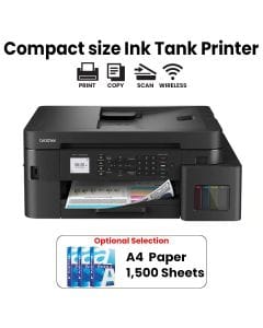 Brother A4 4-in-1 Ink Tank Printer with Duplex, Wired/Wireless, and 20-Sheet ADF | MFC-T930DW