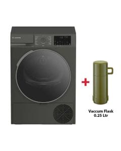 Ariston 8kg Condenser Tumble Dryer, OptiSense Sensor Drying, 15 Programmes, Grey | ARDC082SMME (301004000000233+301007000000174)