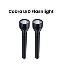 Mr. Light Cobra LED Flashlight Combo 2 Pieces, 2700 Meters Illumination, Cree XPE LED, 6000mAh Li-Ion Battery - Black - GT 35*2