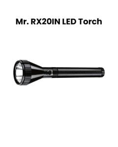 Mr. Light Rechargeable Commander LED Plus Flashlight Torch, Overcharge And Discharge Protection - Black - MRRX20IN