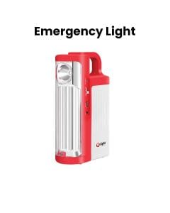 Mr. Light Emergency Light V.2.2, Compact And Portable Design, Anti-Reflection Membrane, Over-Discharge Protection, Rechargeable Battery - Red - MR 850