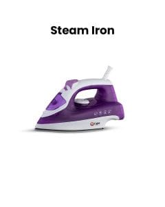 Mr. Light Steam Iron 1250W, Non-Stick Soleplate, Multiple Steam Functions, Steam Burst Spray - Purple - MRGS 4401