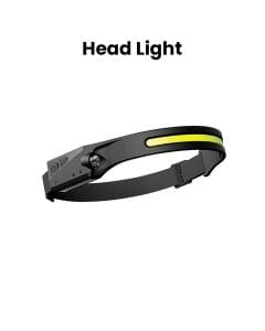 Mr. Light Head Light, 5 Lighting Modes Including Smart Sensor Mode, Up To 350 Lumens, Withstands Impacts Up To 2 Meters - Black - MRGD 701