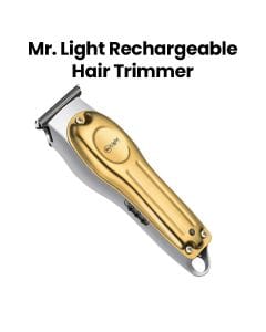 Mr. Light Hair Trimmer, 1000mAh Lithium-Ion Battery, USB Type-C Charging, LED Indicator - Gold - MR 6048