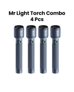 Mr. Light Zoom 3SC Torch Combo 4 Pcs | Black | MR GD3X04