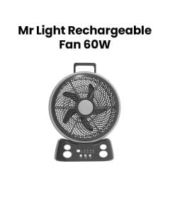 Mr. Light Rechargeable Fan | White | MR F800
