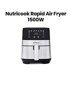 Nutricook 3.6L Rapid Air Fryer, Oil-Free Digital Air Fryer for Healthy Cooking, Fry Bake Roast Grill | NC-RAF36