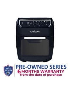 Nutricook 12L Air Fryer Oven – Large Capacity Cooking, Multi-Function Fry Bake Roast, Rapid Hot Air Technology for Healthy Meals | NC-AF012