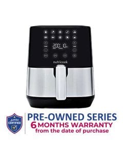 Nutricook 3.6L Rapid Air Fryer – Compact Family Size, Rapid Hot Air Technology, Healthy Oil-Free Cooking for Everyday Meals | NC-AF204