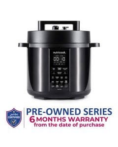 Nutricook Smart Pot 2 8L Electric Cooker – Large Capacity Pressure Cooking, Smart Preset Programs, Fast Energy-Efficient Meals | NC-SP208K