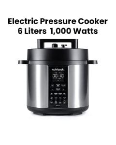 Nutricook Smart Pot 2 Electric Pressure Cooker 6L 9-in-1 1000W, Digital Multi-Function Cooker for Fast Healthy Cooking | NC-SP204A