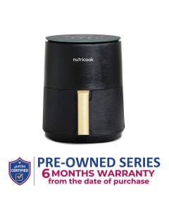 Nutricook 3L Air Fryer Mini – Compact Countertop Size, Rapid Hot Air Circulation, Healthy Oil-Free Frying for Daily Meals