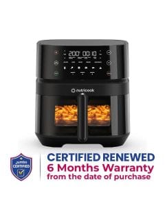 Nutricook Air Fryer 3 5.7L Digital Air Fryer – Family-Size Capacity, Rapid Hot Air Technology, Healthy Oil-Free Frying at Home | NC-AF357V