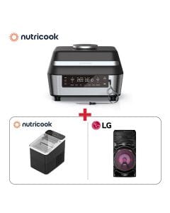 Nutricook Air Fryer Grill 8.5L + LG XBOOM One Body Hi-Fi System + Nutricook Bullet Ice Maker Black - Party Pack Bundle