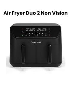 Nutricook 8.5L Air Fryer Duo 2 Non-Vision Digital Air Fryer – Dual Basket Cooking, Rapid Hot Air Technology, Healthy Oil-Free Frying | NC-AFD185