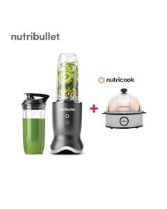 NutriBullet Ultra Smoothie Maker 1200W + Nutricook Egg Cooker - Healthy Mornings Bundle