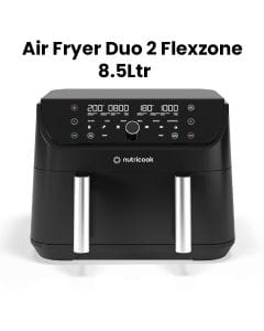 Nutricook Air Fryer Duo 2 Flexzone 8.5L Air Fryer – FlexZone Dual Basket, Sync Cook Function, Rapid Hot Air Oil-Free Frying | NC-AFD285