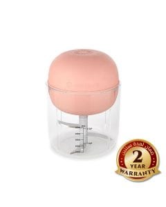 Nutricook Choppi Portable Rechargeable Chopper 500ml – Cordless USB Charging, Stainless Steel Blades, Compact Kitchen Prep Tool