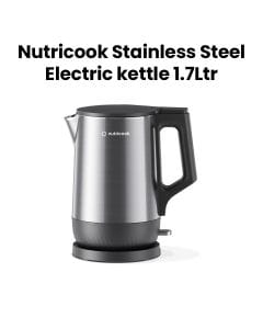 Nutricook 1.7L Stainless Steel Electric Kettle – Fast Boil Performance, Auto Shut-Off Safety, Durable Cordless Design | NC-USK501