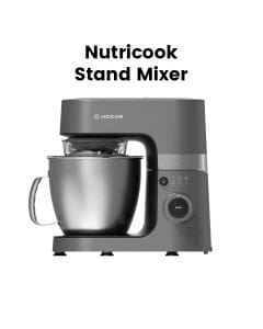 Nutricook Stand Mixer – Powerful Multi-Speed Mixing, Durable Stainless Steel Bowl, Versatile Baking & Dough Prep | NC-SM330