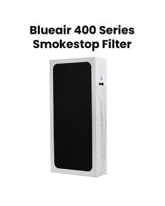 Blueair 400 Series Smokestop Replacement Filter, HEPASilent Technology, Helps Reduce Traffic Exhaust, Smog And Odors - Black
