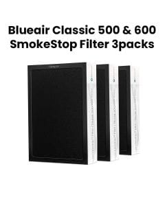 Blueair Classic 500 & 600 Series SmokeStop Replacement Filter - 3packs 1each