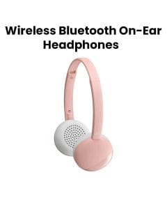 JVC Wireless Bluetooth On-Ear Headphones - Pink | HA-S22W-P-U