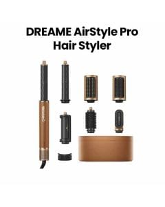Dreame Air Style Pro Hair Styler, Advanced Airflow Technology, Multiple Attachments, Fast Drying And Styling, Salon-Quality Results - Gold - AMF18A (Open Piece/Display Unit)