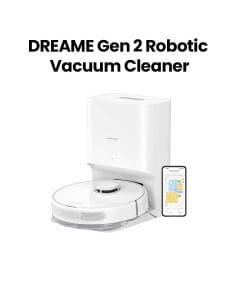 Dreame D10 Plus Gen 2 Robot Vacuum Cleaner, Powerful Carpet Care, Easy Cleaning Adaptation, Intelligent Mapping And Obstacle Avoidance - White - RLD32GD