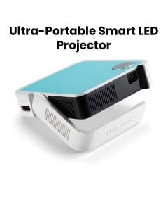 ViewSonic M1 mini Plus - Ultra-Portable Smart LED Projector with JBL Bluetooth Speaker