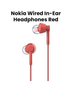 Nokia Wired In-Ear Headphones - Red | WB 101