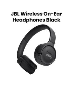 JBL Wireless On-Ear Headphones - Black | T520BT
