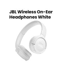 JBL Wireless On-Ear Headphones - White | T520BT