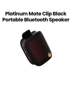 Platinum Mate Clip Black Portable Bluetooth Speaker | Mate Clip