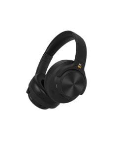 Platinum Karaoke Wave X500 Wireless Headphones, Active Noise Cancellation, Bluetooth Audio, Deep Bass Sound, Built-In Microphone & Long Battery Life | Black