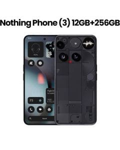 Nothing Phone (3) 12GB+256GB Smartphone - Black | A024-A10000018