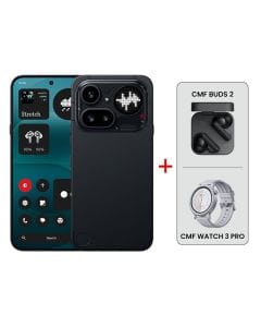 Nothing Phone (4a) Pro 5G 12GB RAM 256GB Storage– Black | A069P-A10400338 + NOTHING B179-A10600098 CMF BUDS 2/ DARK GREY + CMF WATCH 3 PRO-D399-A10700022 LIGHT GREY