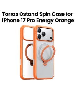 Torras Ostand Spin Series Mobile Case for iPhone 17 Pro - Energy Orange| X00FX2576