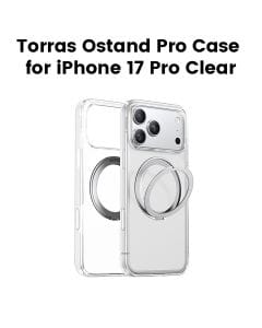 Torras Ostand Pro Series Mobile Case for iPhone 17 Pro - Clear | X00FX2584